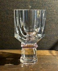 Vase Crissy Pink  h:25 cm d:13 cm | Kristal Vazo