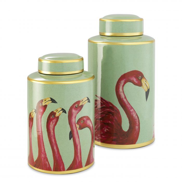 Jar flamingo S 18x30.5 cm | Dekoratif Küp