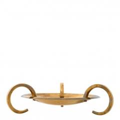 Platter belvair brass 56x14.5 cm | Meyvelik - Obje