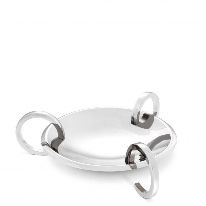Platter belvair nickel 56x14.5 cm | Meyvelik - Obje