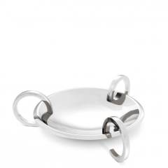 Platter belvair nickel 56x14.5 cm | Meyvelik - Obje