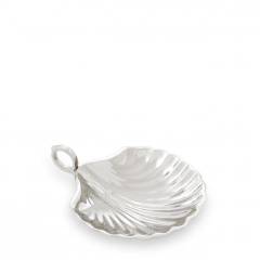 Tray shell nickel M 22.5x19.5x5.5 cm | Dekoratif Obje