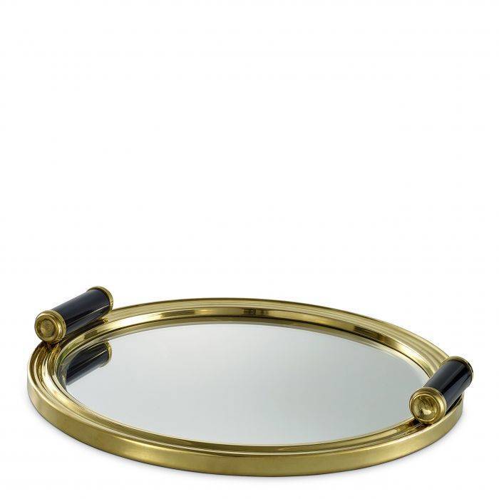 Tray grimoldi gold 34x35x5.5 cm | Tepsi - Jardenyer