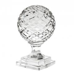 Object arabesque set of 3  10.8x10.8x23.5 - 9x9x18.5 - 7x7.5x16.5 cm | 3'lü Set Kristal Küre Obje