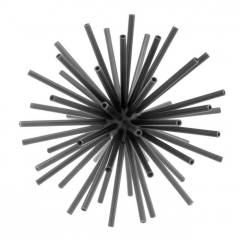 Object meteor anthracite set of  3  27cm - 19 cm - 14.5 cm | 3'lü Set Antrasit Meteor Obje