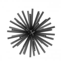 Object meteor anthracite set of  3  27cm - 19 cm - 14.5 cm | 3'lü Set Antrasit Meteor Obje