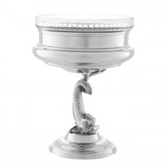 Bowl delphine 22x29 cm | Nikel Cam Meyvelik - Vazo