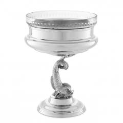 Bowl delphine 22x29 cm | Nikel Cam Meyvelik - Vazo