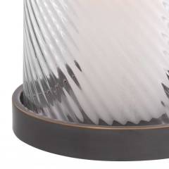 Hurricane giselle S 22.5x28.5 cm | Cam Antrasit Mumluk