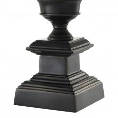 Hurricane datcha anthracite 21x48 cm | Cam Antrasit Mumluk