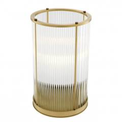 Hurricane mayson antique brass finish L 23x37.5 cm | Kristal Mat Gold Mumluk