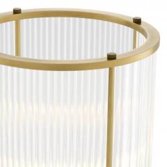 Hurricane mayson antique brass finish L 23x37.5 cm | Kristal Mat Gold Mumluk