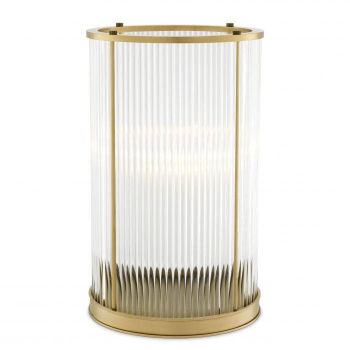 Hurricane mayson antique brass finish L 23x37.5 cm | Kristal Mat Gold Mumluk