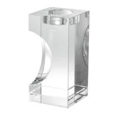 Tealight holder argenta set of 4 10x10x20 cm | 4'lü Set Kristal Tealight - Mumluk - Şamdan