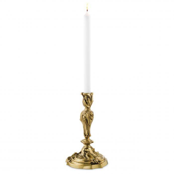 Candle holder messardiere brass 14x25 cm | Pirinç Şamdan