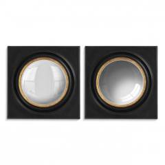 Mirror mira set of 2 78x78x11 cm | 2'li Set Duvar Aynası