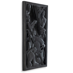 (ÖN SİPARİŞ) Wall Object Senza Tempo set of 4 (116469) W. 60.5 | D. 5.5 | H. 121 cm | Tablo | Duvar Aksesuarı