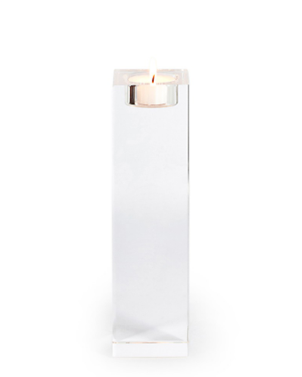 Candleholder sır S 22x6x6 cm | Kristal Şamdan - Tealight