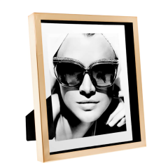 Picture frame mulholland XL rose gold finish | clear glass S 28x4.5x33 cm | Resim Çerçevesi