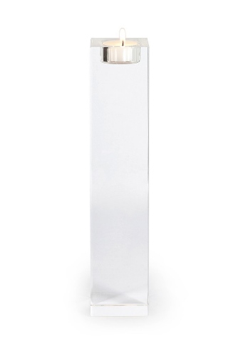 Candleholder sır M 28x6x6 cm | Kristal Şamdan - Tealight