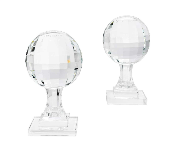 Bookend golf set2pcs  18x9.5 cm | 2'li Set Kristal Kitap Tutucu - Obje
