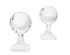 Bookend golf set2pcs  18x9.5 cm | 2'li Set Kristal Kitap Tutucu - Obje