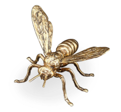 Bee metal 13x10x6 cm | Dekoratif Metal Arı Obje