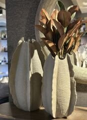 Vase deco Ø31x53 cm KELAPA ceramics grey green | Dekoratif Vazo