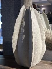 Vase deco Ø31x53 cm KELAPA ceramics grey green | Dekoratif Vazo
