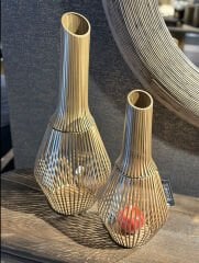 Delmar Lantern Antıque Gold M | Metal Mumluk
