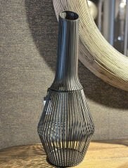 Delmar Lantern Antıque Black L | Metal Mumluk