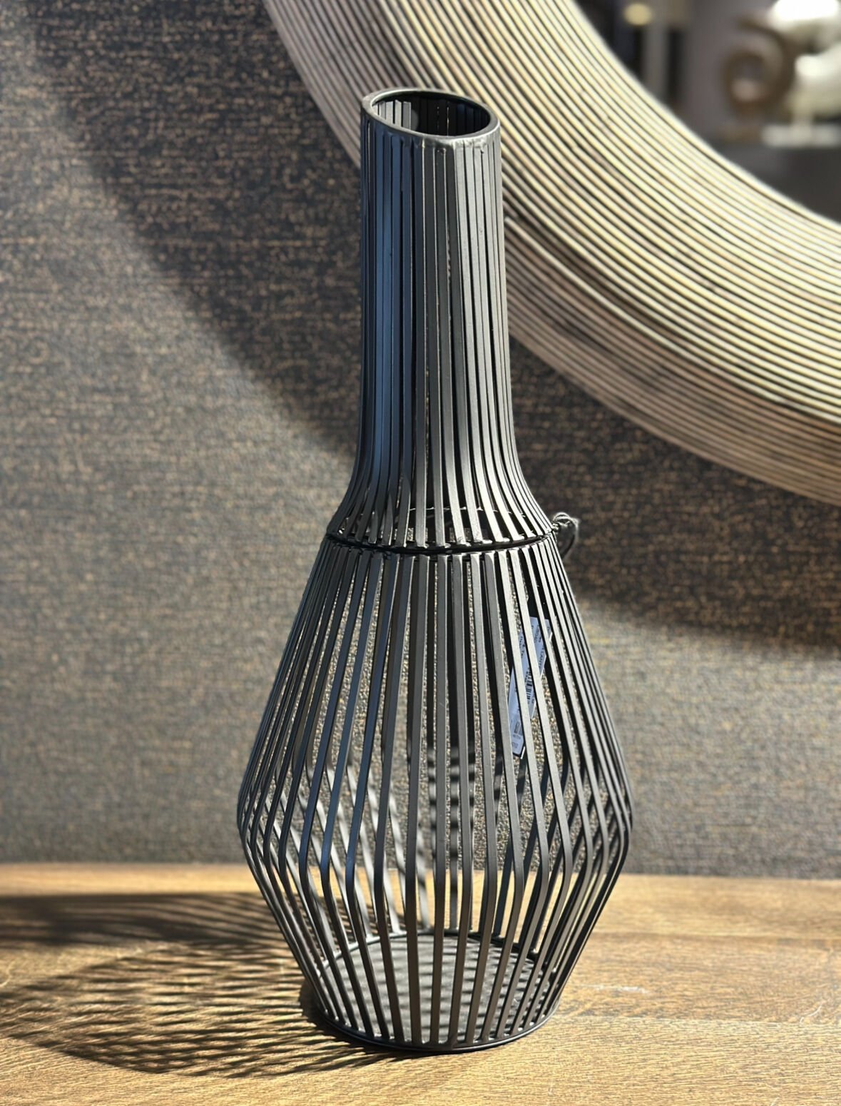 Delmar Lantern Antıque Black M | Metal Mumluk