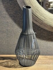 Delmar Lantern Antıque Black M | Metal Mumluk