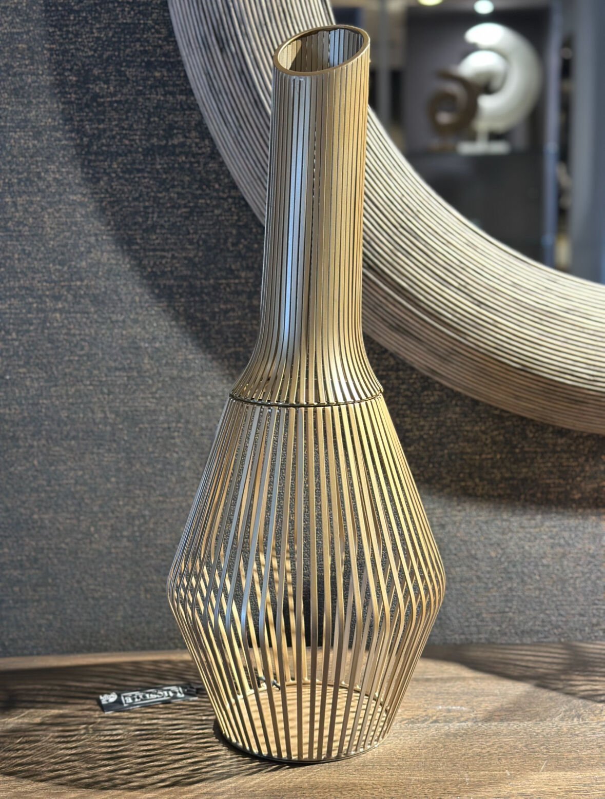 Delmar Lantern Antıque Gold L | Metal Mumluk