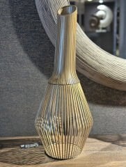 Delmar Lantern Antıque Gold L | Metal Mumluk