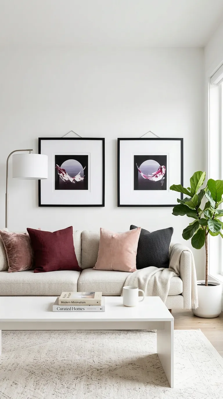 Mor Siyah Beyaz Kağıt Paspartu Rölyef 60x60 cm | Tablo | Duvar Aksesuarı