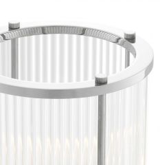 Hurricane mayson nickel finish S 16,5x27,5 cm | Kristal Nikel Mumluk