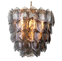 ÖN SİPARİŞ | Chandelier Elias Vintage Brass Finish sm | Avize | Aydınlatma