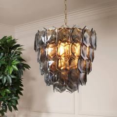 ÖN SİPARİŞ | Chandelier Elias Vintage Brass Finish sm | Avize | Aydınlatma
