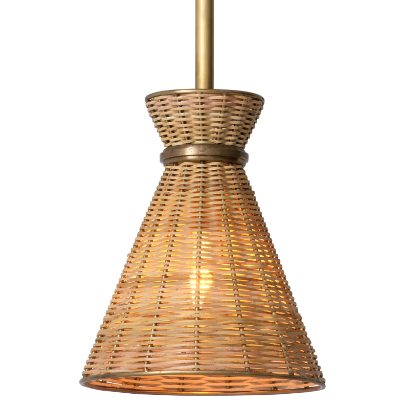 ÖN SİPARİŞ | Chandelier Pendant Kon Tiki | Rattan Avize | Aydınlatma
