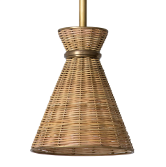 ÖN SİPARİŞ | Chandelier Pendant Kon Tiki | Rattan Avize | Aydınlatma