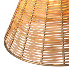 ÖN SİPARİŞ | Chandelier Pendant Kon Tiki | Rattan Avize | Aydınlatma