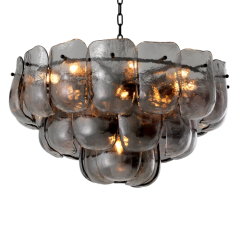 ÖN SİPARİŞ | Chandelier Gustave smoke glass | Avize | Aydınlatma