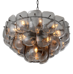 ÖN SİPARİŞ | Chandelier Gustave smoke glass | Avize | Aydınlatma