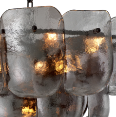 ÖN SİPARİŞ | Chandelier Gustave smoke glass | Avize | Aydınlatma