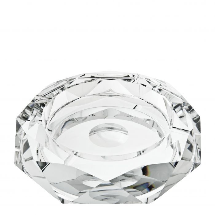 Ashtray bruce crystal glass ø 25 x H. 5 cm | Kristal Kül Tabağı