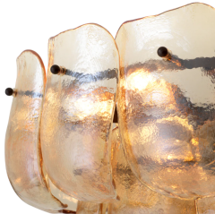 ÖN SİPARİŞ | Chandelier Gustave champagne colored glass | Avize | Aydınlatma