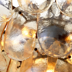 ÖN SİPARİŞ | Chandelier Gustave champagne colored glass | Avize | Aydınlatma