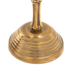 Candle holder gallions vintage brass finish set of 2 ø11xh.30 cm | ø11x h.26 cm | 2'li Set Pirinç Şamdan