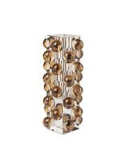 Vase Gummy 8x8x20 cm | Kristal Vazo | Dekoratif Obje